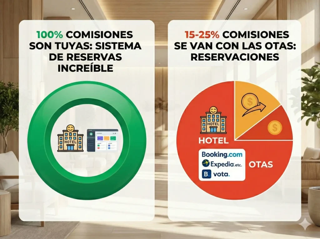 comisiones vs otas