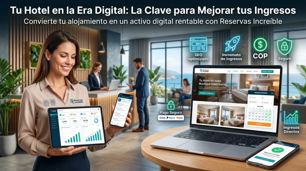 Mejora los Ingresos de tu Hotel: Activa tu Negocio Digital Hoy