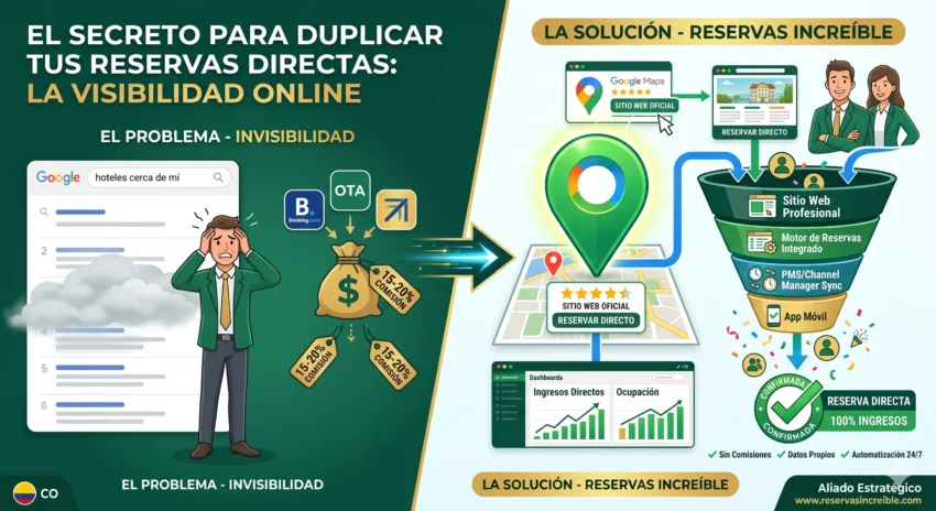 Hotel Invisible? ¡Hazlo Brillar! Software de Gestión y Reservas